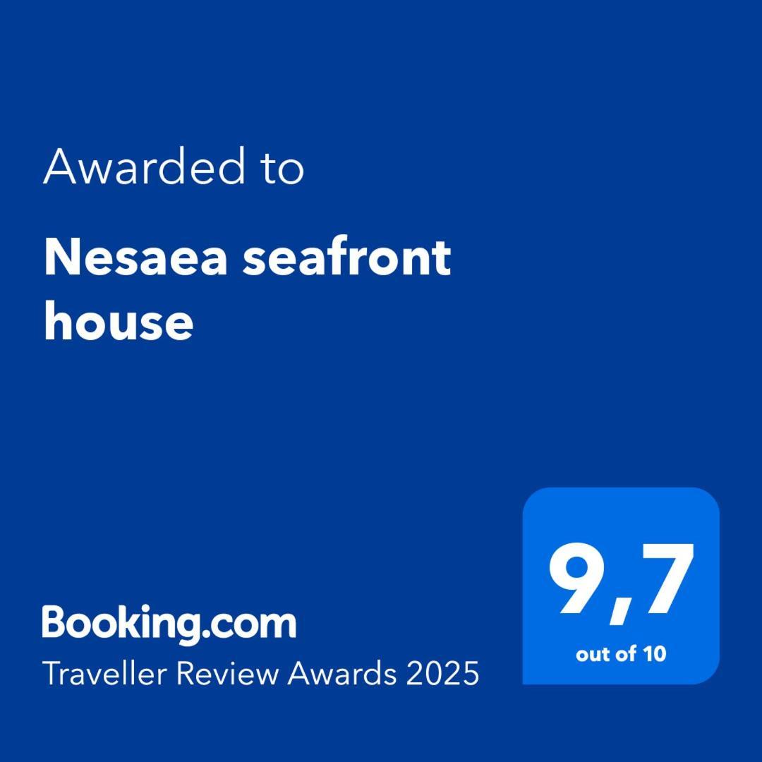 Nesaea Seafront House Villa Parasporos Bagian luar foto